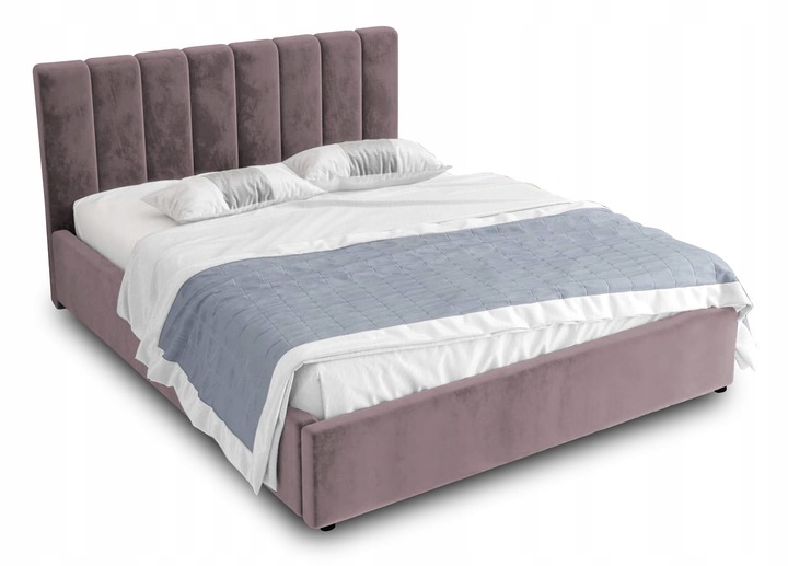 Łóżko tapicerowane 120x200 cm z pojemnikiem VINCI różne kolory wzory mix