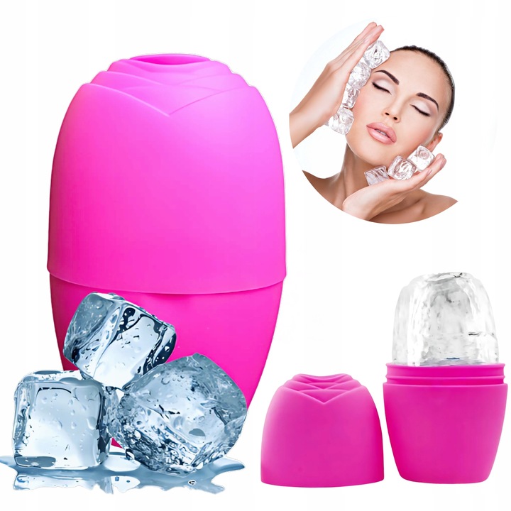 LODOWY MASAŻER DO TWARZY CHŁODZĄCY LIFTINGUJĄCY ICE CUBE