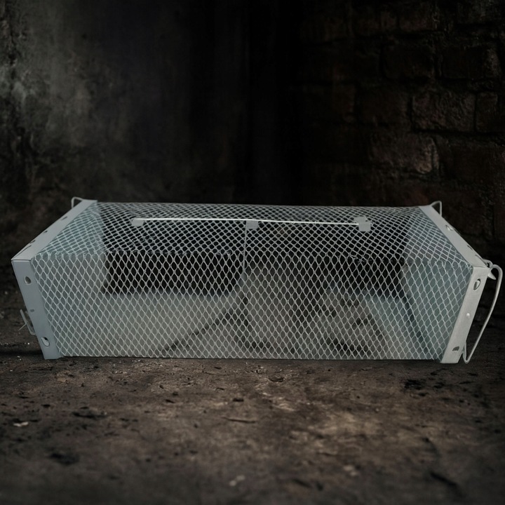 DUŻA ŻYWOŁAPKA NA MYSZY SZCZURY WYDRY ŁASICE KUNY PUŁAPKA ŁAPKA