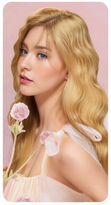 LOKÓWKA DUOMEI Profesjonalna Lokówka Falownica do włosów różowy 32MM