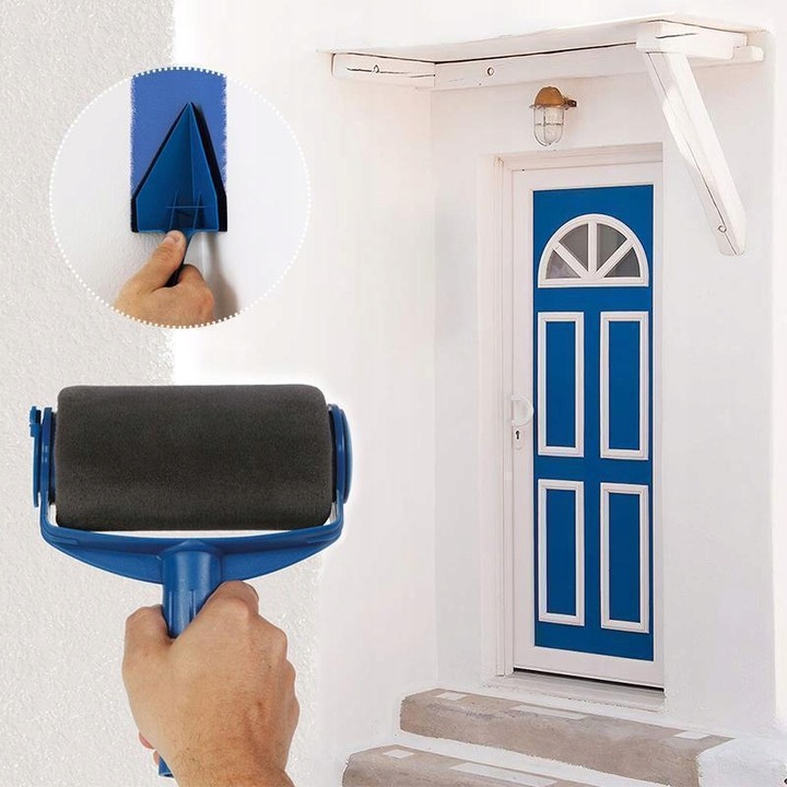 WAŁEK DO MALOWANIA NIEKAPIĄCY ZESTAW MALARSKI 4w1 WAŁEK NIEKAPEK