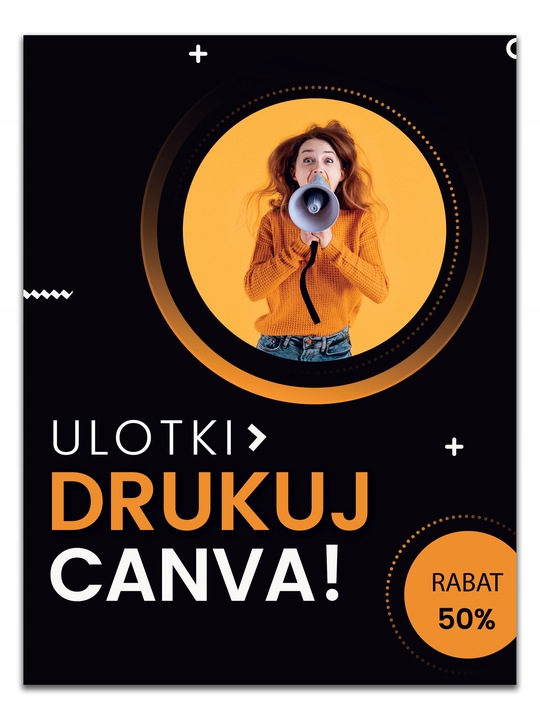 Ulotki Canva A4 A5 A6 DL premium Druk z Twojego Projektu Full Kolor EKSPRES