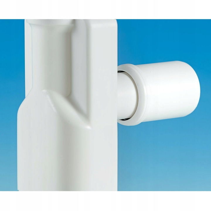 Ukryty syfon umywalkowy Lira oszczędzający miejsce fi32- 40 czarny