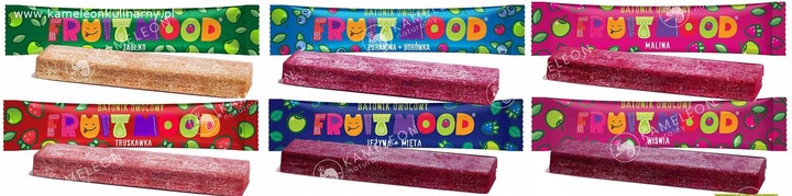 FRUIT MOOD batonik owocowy MIX SMAKÓW 9 SZTUK x20g 180G W TYM 3 NOWE