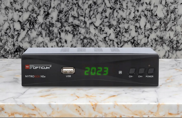TUNER DEKODER TV NAZIEMNEJ DVB-T2/C H.265 HEVC OPTICUM NYTROBOX