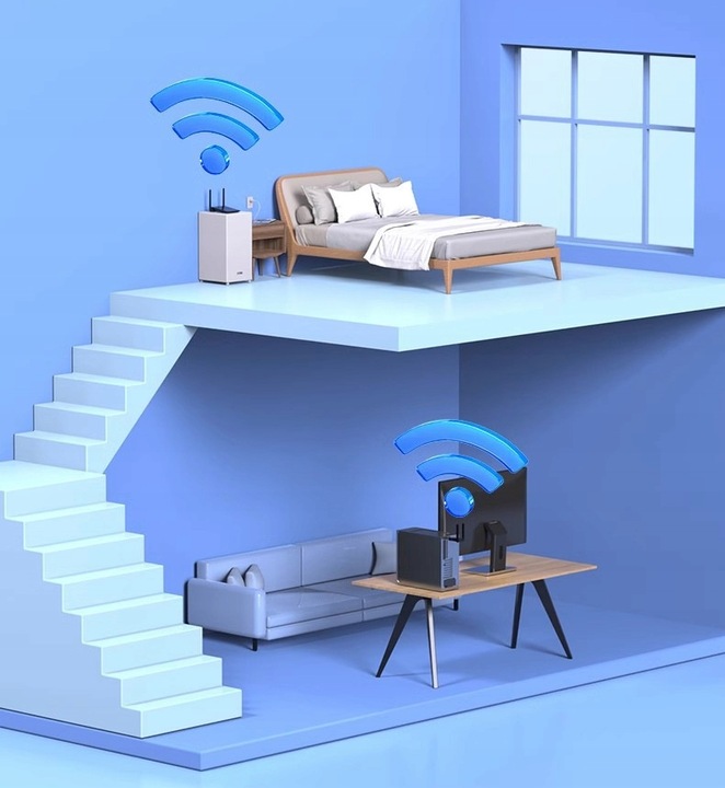 KARTA SIECIOWA WIFI USB ADAPTER 5GHz NA WI-FI 1300mbps 2 ANTENY ZEWNĘTRZNA