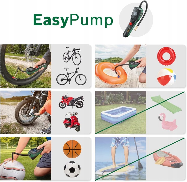 KOMPRESOR POMPKA AKUMULATOROWA EASYPUMP BOSCH