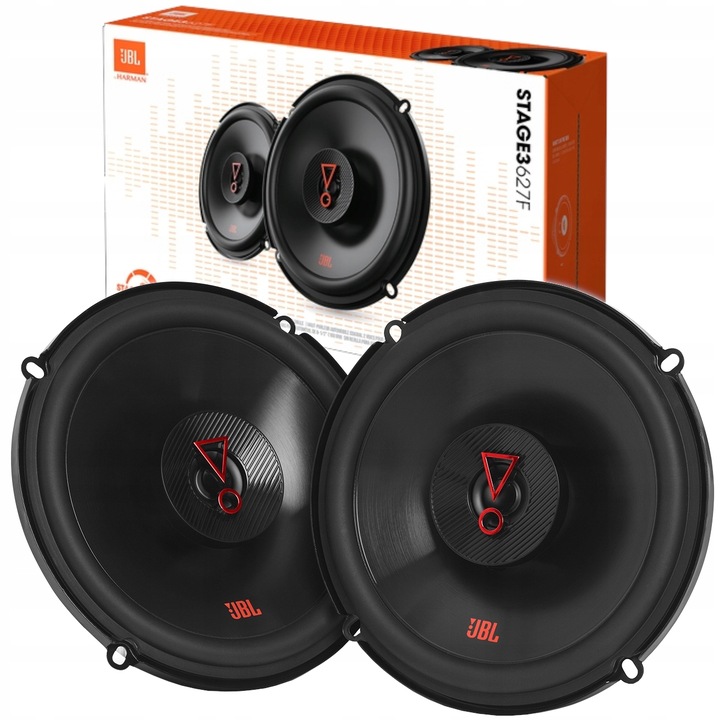 Głośniki samochodowe JBL Stage3 627F 165 mm 225W 3 Ohm 2-drożne
