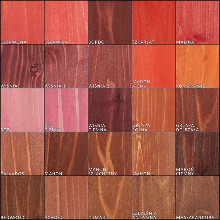 BEJCA WODNA DO DREWNA BARTEK 2L 130 KOLORÓW DO WYBORU