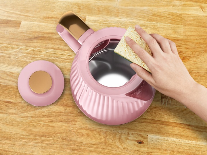 Czajnik elektryczny bezprzewodowy TEFAL Loft KO2517 2400 W różowy