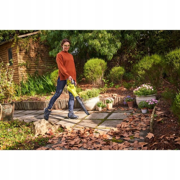 Dmuchawa 18 V Ryobi OBL1820S prędkość 245 km/h