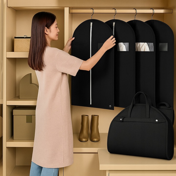 POKROWIEC NA UBRANIA GARNITUR KOSZULĘ KURTKĘ PŁASZCZ SUKIENKĘ