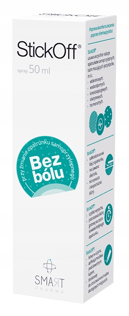 StickOff, spray do usuwania opatrunków, 50 ml