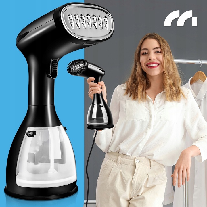 ŻELAZKO PAROWE PAROWNICA DO UBRAŃ STEAMER KLIPS 7w1 PAROWY ZESTAW