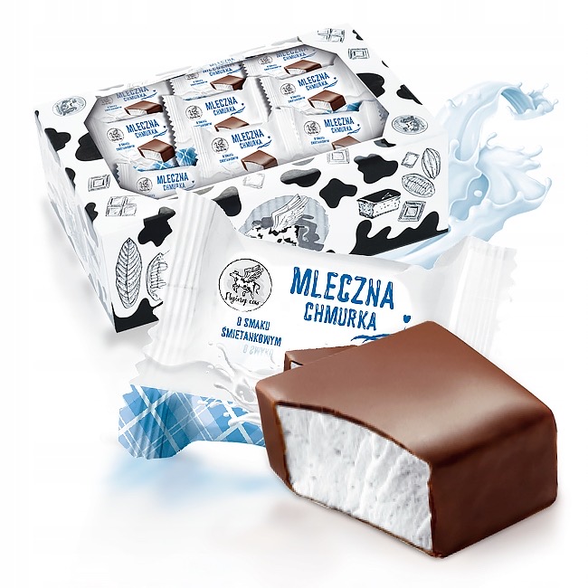 MLECZNA CHMURKA O SMAKU ŚMIETANKOWYM 1kg