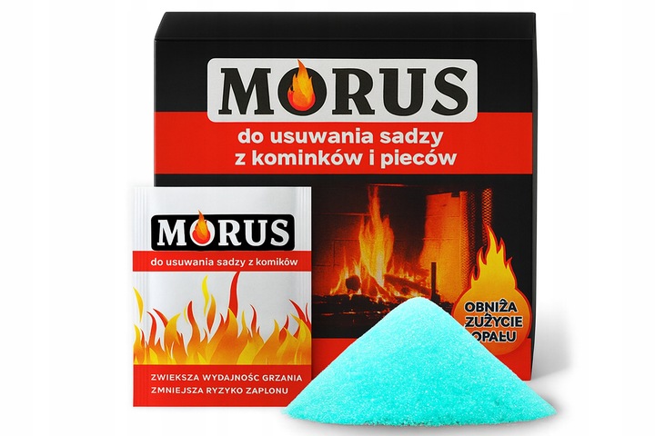 PODPAŁKA DO KOMINKA PIECA ROZPAŁKA EKO 3KG + WYPALACZ SADZY MORUS