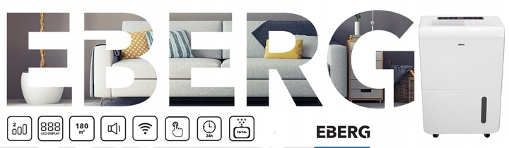 Osuszacz powietrza SEVA pochłaniacz wilgoci cichy wydajny aż 70L/24h +