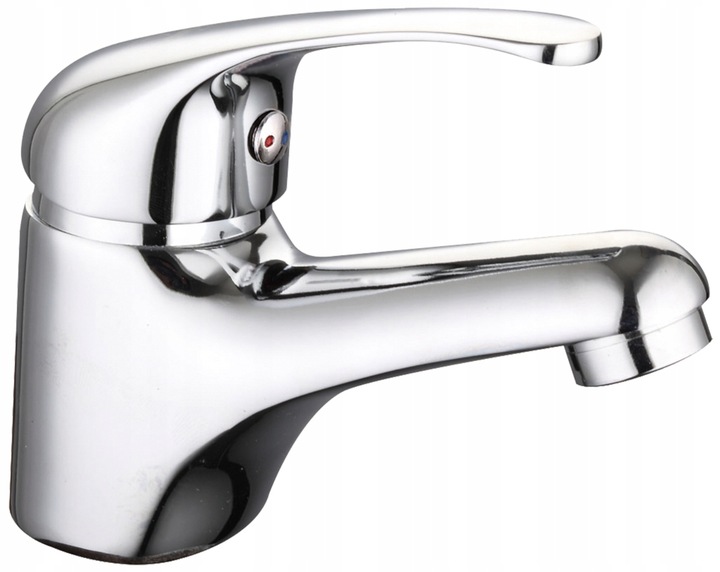 NISKA BATERIA UMYWALKOWA STOJĄCA CHROM/SREBRNY JEDNOUCHWYTOWA HIT