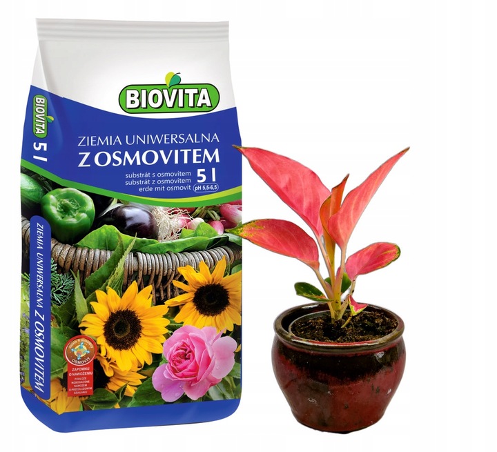 Zestaw do zrobienia podłoża przepuszczalnego, luźnego dla roślin 8L