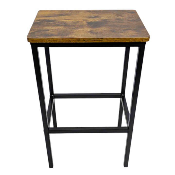 Hoker ciemny brąz taboret do kuchni barowy nowoczesny DO JADALNI LOFT