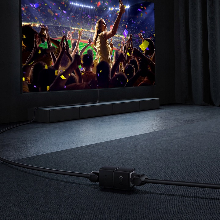 ZŁĄCZKA SIECIOWA ŁĄCZNIK KABLI PRZEDŁUŻKA RJ45 ETHERNET LAN BASEUS 5 SZTUK