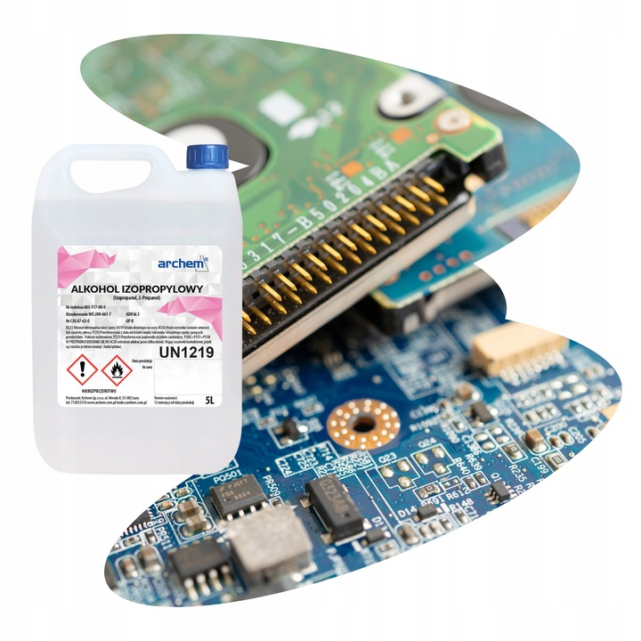 Alkohol Izopropylowy IPA 5L – Izopropanol czyszczenie Elektroniki, PCB