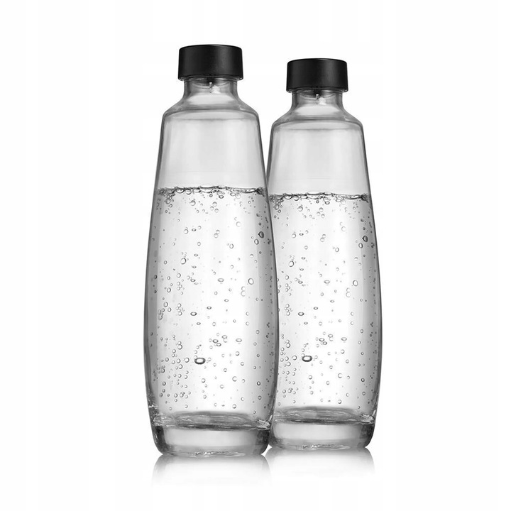 SODASTREAM SZKLANA BUTELKA KARAFKA 2x1L DO SATURATORA DUO ZESTAW