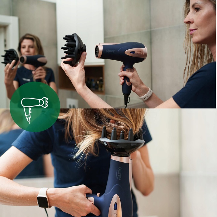 SUSZARKA DO WŁOSÓW Z JONIZACJĄ 2400W Zimny nawiew + Koncentrator i