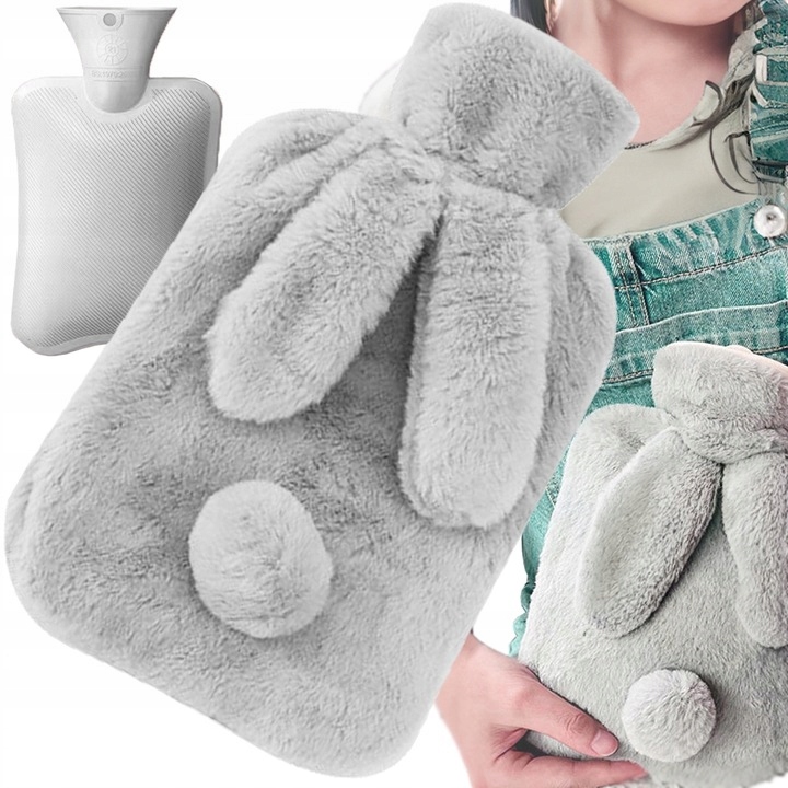 TERMOFOR 2L KRÓLICZEK PUCHATY PODGRZEWACZ Z WKŁADEM POKROWIEC NA PREZENT