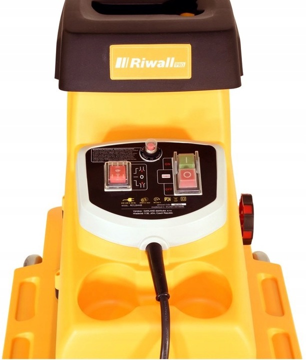 Rozdrabniacz elektryczny do gałęzi Riwall RES3044b 3500W max WALEC