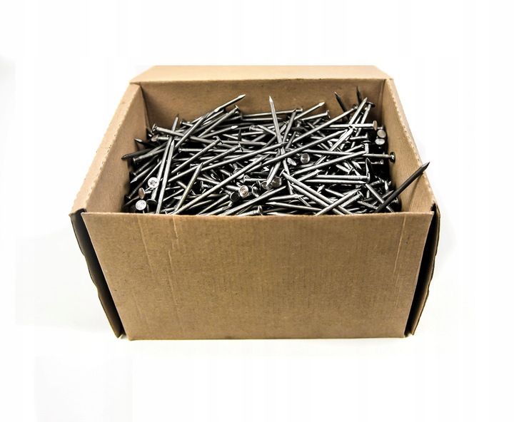 Gwoździe budowlane 2,8x65mm 2,5 cala Czarne Gładkie 5kg