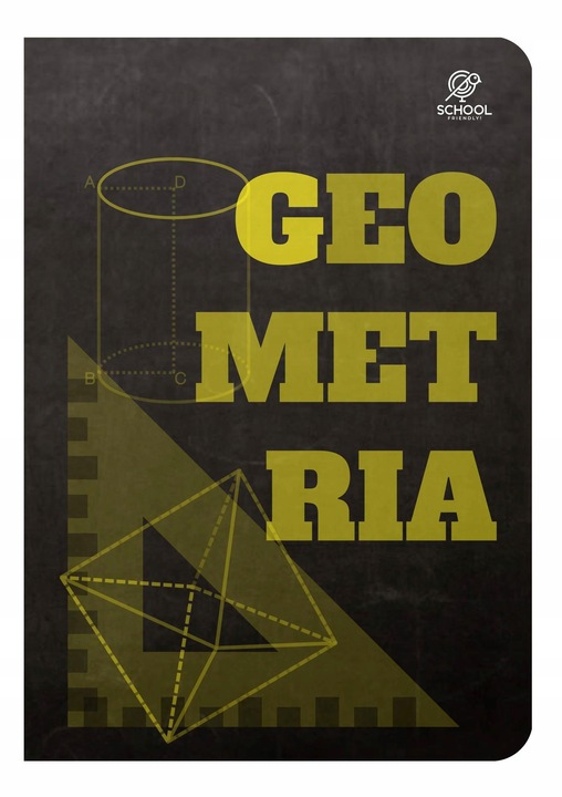 Komplet 10 zeszytów A5 64k z GEOMETRIĄ ze ściągami