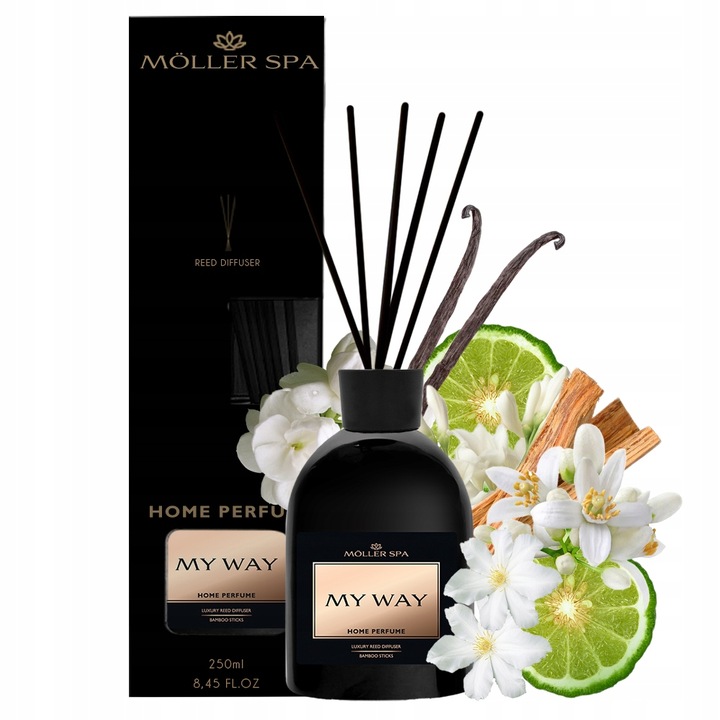 ZAPACH PERFUM MY WAY DO DOMU PATYCZKI ODŚWIEŻACZ - 250ml DUŻA POJEMNOŚĆ