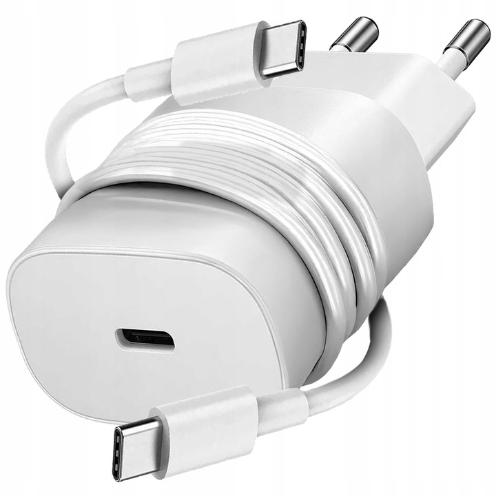 Ładowarka Do Samsung 25W (Szybka, Oryginalna, USB C) + Kabel USB C do USB-C
