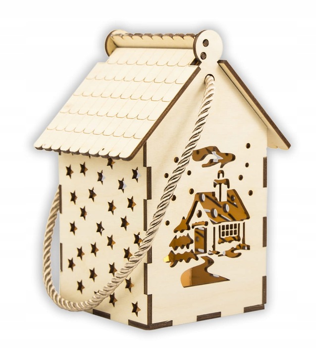 Lampion Adwentowy Lampka LED Roraty Latarnia