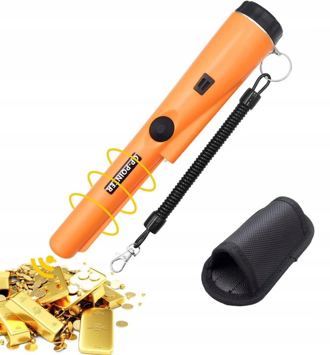 Wykrywacz Metali Ręczny GP POINTER Detektor Metalu Monet Złota z Latarką