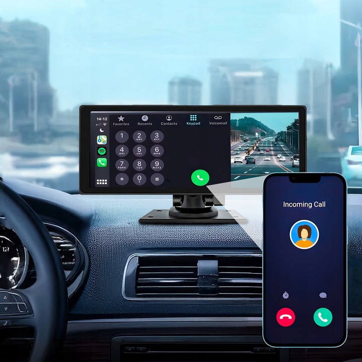 RADIO STACJA MULTIMEDIALNA SAMOCHODOWA CARPLAY ANDROID AUTO KAMERA