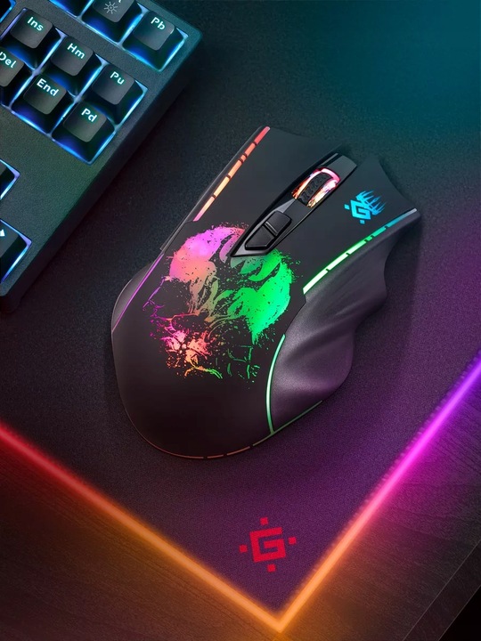 MYSZKA BEZPRZEWODOWA GAMINGOWA MYSZ DLA GRACZY USB DEFENDER Kronos GM-695