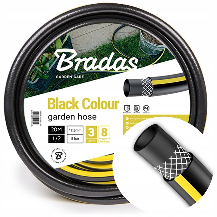 Wąż Ogrodowy 1/2'' Mocny Wytrzymały 30m Do podlewania ogrodu Nawadnianie