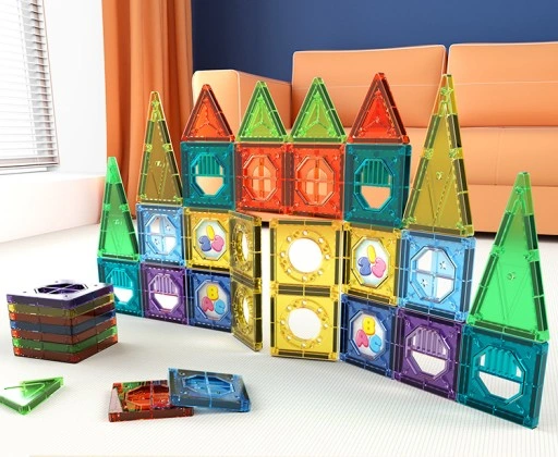 KLOCKI MAGNETYCZNE KONSTRUKCYJNE DUŻE PANELE 3D