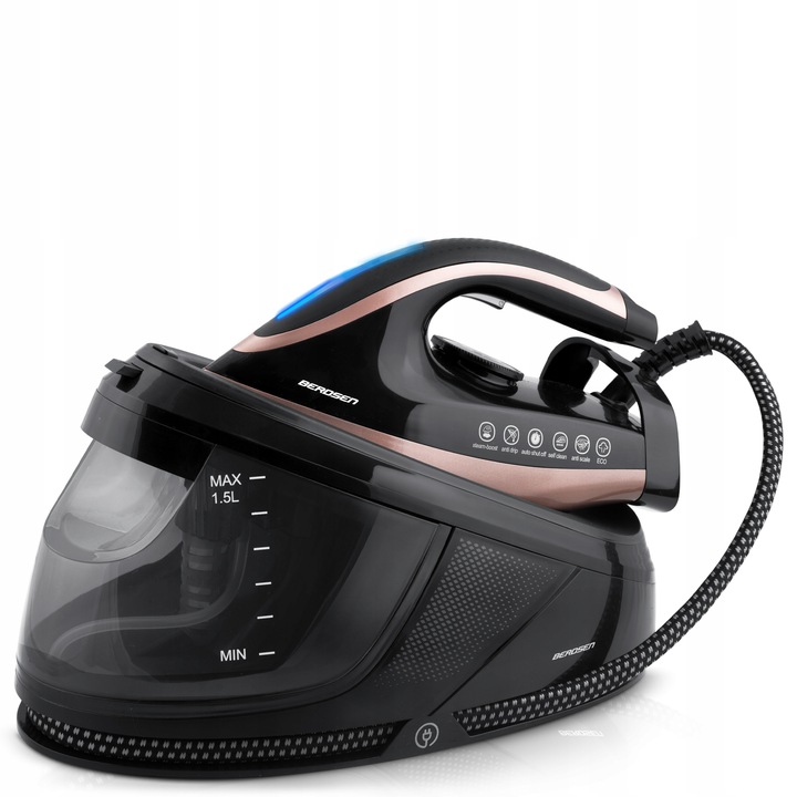 STACJA PAROWA GENERATOR PARY ŻELAZKO 3000W MOCNA CERAMICZNA POWŁOKA