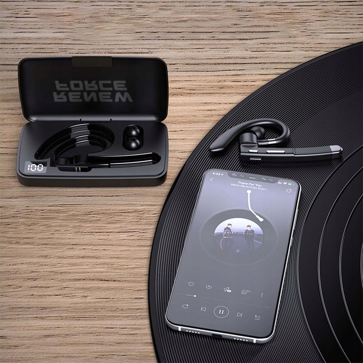 Bezprzewodowa słuchawka do rozmów BLUETOOTH mikrofon dla kierowców do ucha