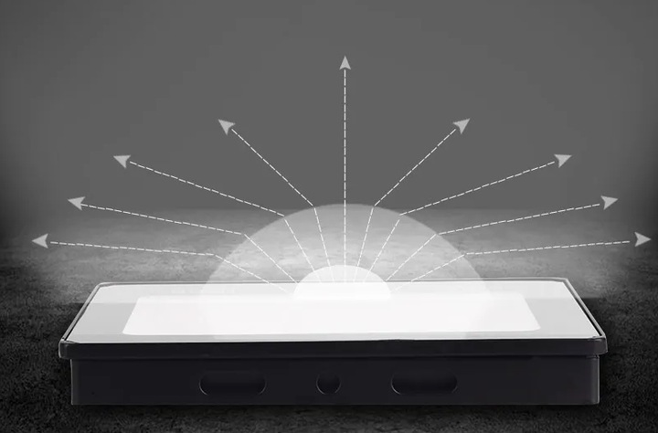 Naświetlacz halogen lampa LED z czujnik ruchu 50W CIEPŁY AUTOMATYCZNY IP65