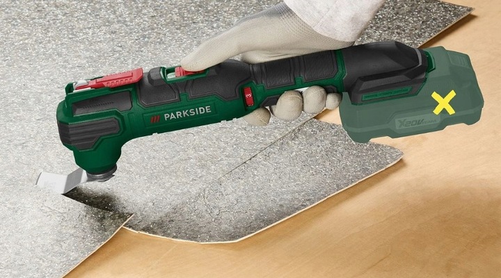 NARZĘDZIE WIELOFUNKCYJNE AKUMULATOROWE MULTITOOL PARKSIDE PAMFW 20-lI