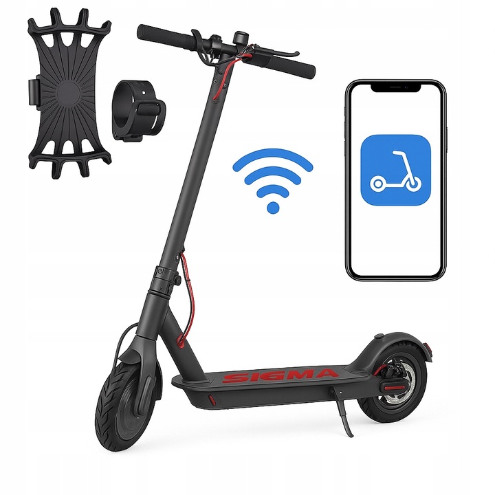 HULAJNOGA ELEKTRYCZNA IP54 LED 3 TRYBY 125KG 20 KM/H 6AH