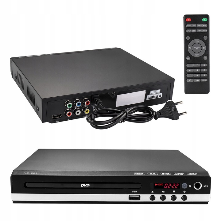 ODTWARZACZ DVD, HDMI, ODTWARZACZ DVD DO TELEWIZORA, MINI ODTWARZACZ DVD