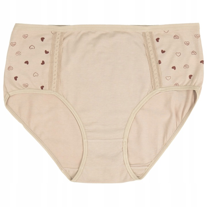 Majtki figi damskie bawełniane 8-pak wysoki stan bawełna duże rozmiary 4XL