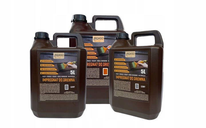 IMPREGNAT farba do drewna z woskami 5l-16 kolorów