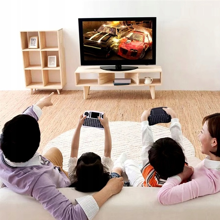 KLAWIATURA BEZPRZEWODOWA MINI LED SMART TV ŚWIECĄCA TOUCHPAD PODŚWIETLANA