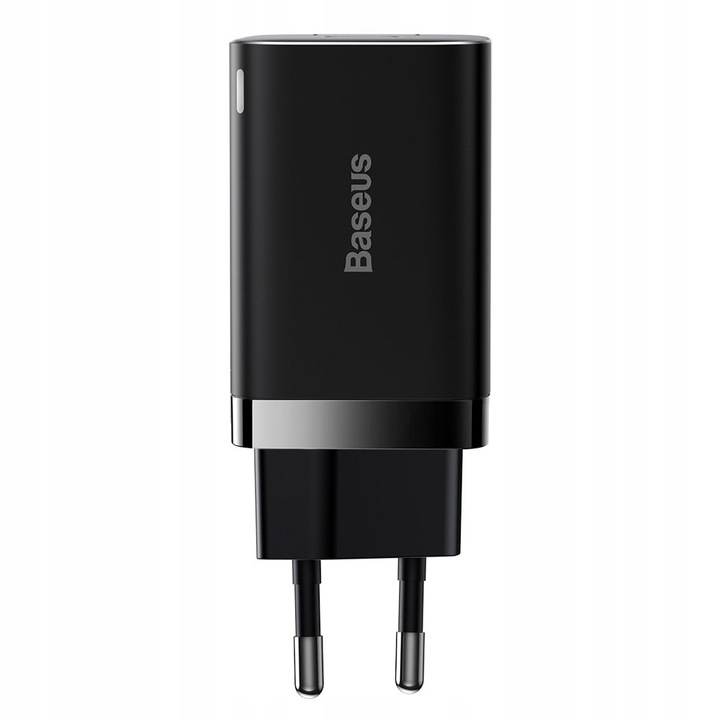 BASEUS SZYBKA ŁADOWARKA SIECIOWA DO TELEFONU 2X USB USB-C 30W PD AFC QC 3.0